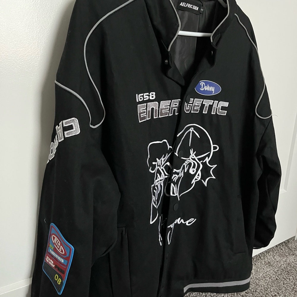 Reflective varsity jacket - Picture 2 of 3
